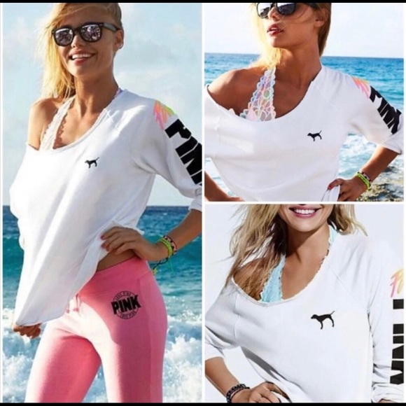 Pink Victoria’s Secret Sweatshirt - Picture 2 of 10